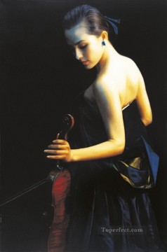 Chino Painting - Noche de inauguración 1989 Chen Yifei chino